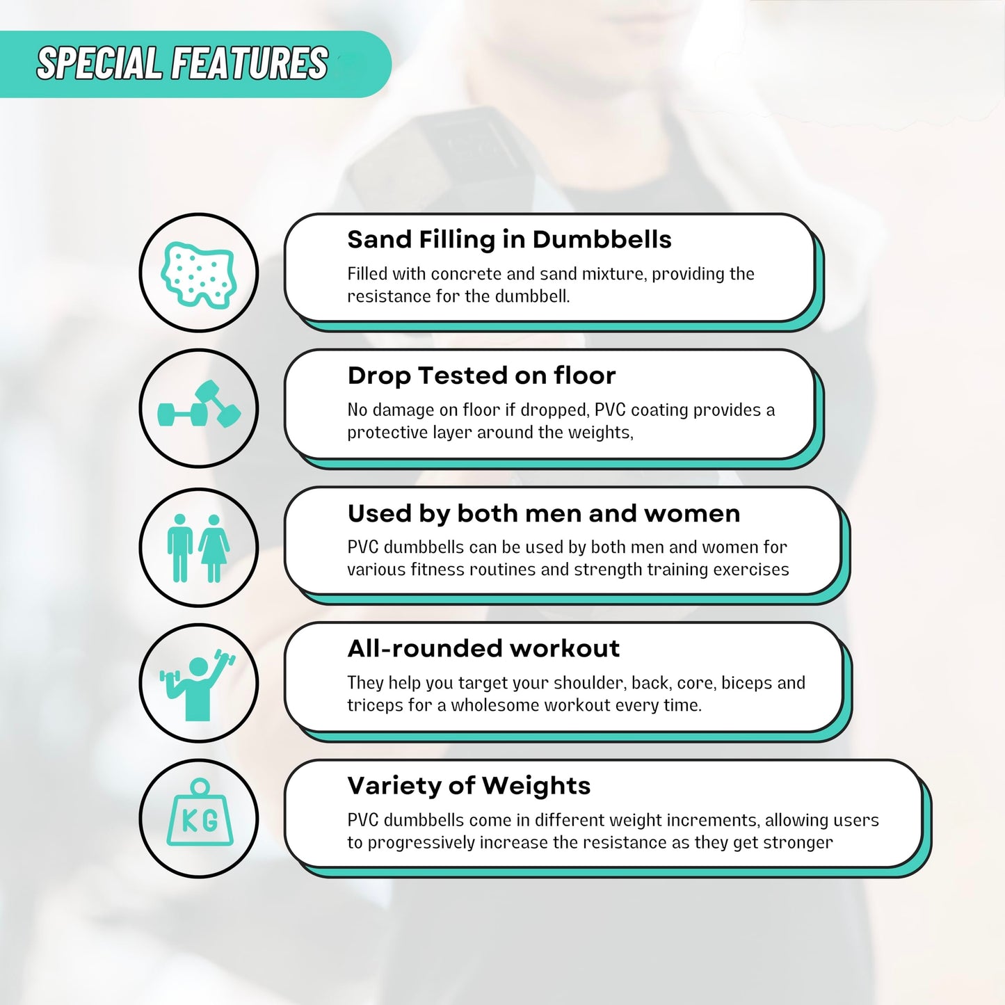 GripHex™ Dumbbells